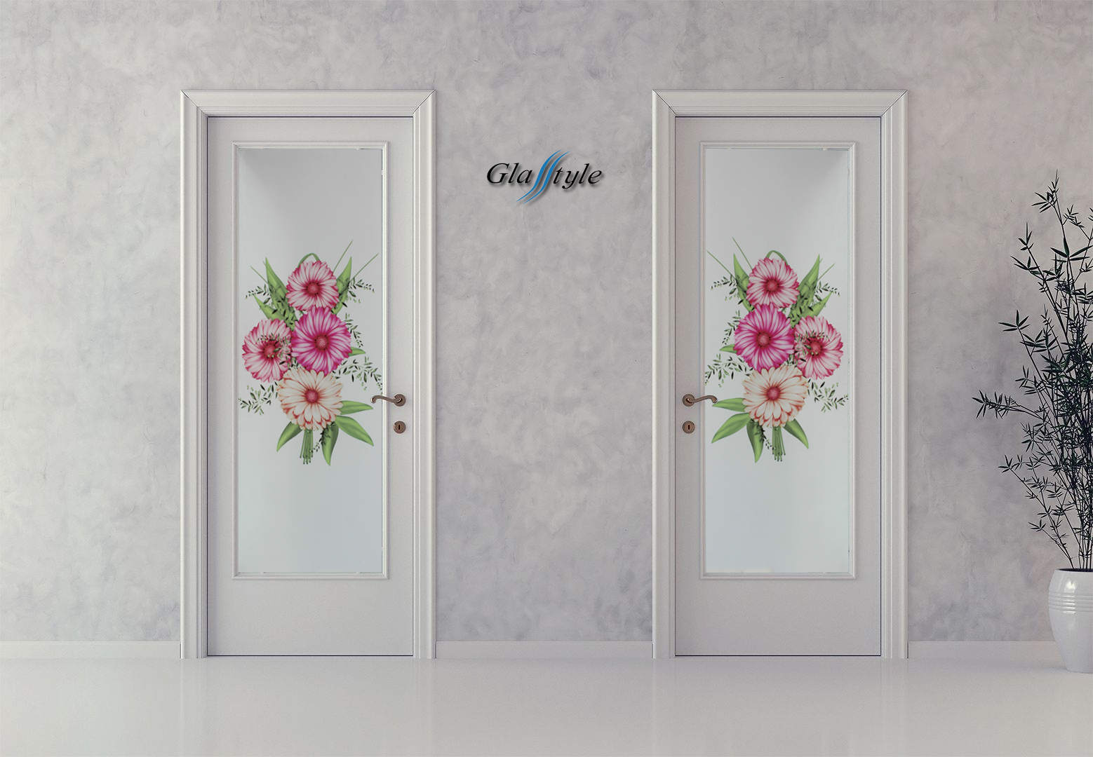 serglas glasstyle porte vetro vetreria venezibouquet di fiori vetri per porta lavorati vetrate artistiche veneziavetrate per porta in legno TRIESTE con farfalle porta tuttovetro stratificata 5+5 acidataDonna rossa realizzata per una casa in PUGLIA spedizione in tutta Italia porta scorrevole porta arzignano vetreria vicenza vetreria verona ristrutturazione casa vetro design serglas glasstyle e a scrigno doppie porta doppia eclisse porte in vristallo vetreria